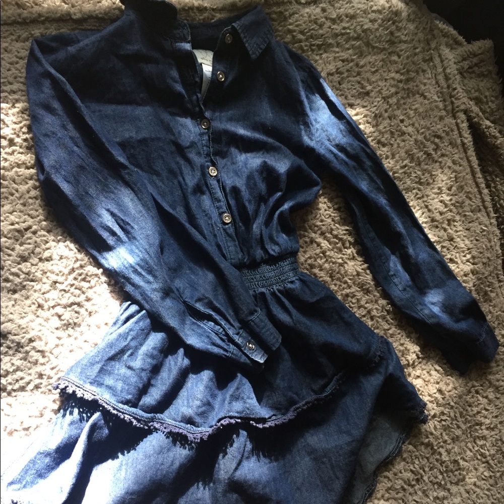 Long sleeve kids dress